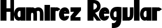 Hamirez Regular font - Hamirez-OTF-Personal.otf