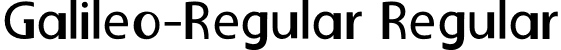 Galileo-Regular Regular font - Galileo-Regular.otf