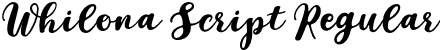 Whilona Script Regular font - whilona-script.otf