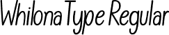 Whilona Type Regular font - whilona-type.otf