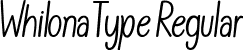 Whilona Type Regular font - whilona-type.ttf