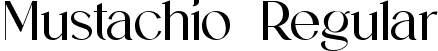 Mustachio Regular font - mustachio.ttf