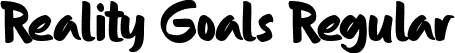 Reality Goals Regular font - realitygoals-owe7d.ttf