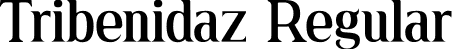 Tribenidaz Regular font - tribenidaz.otf