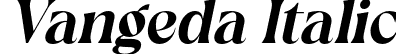 Vangeda Italic font - vangeda-italic.otf