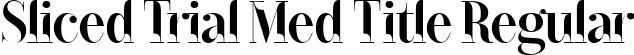 Sliced Trial Med Title Regular font - SlicedTrial-MediumTitle.ttf