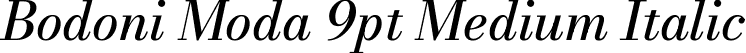 Bodoni Moda 9pt Medium Italic font - BodoniModa_9pt-MediumItalic.ttf