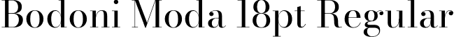 Bodoni Moda 18pt Regular font - BodoniModa_18pt-Regular.ttf