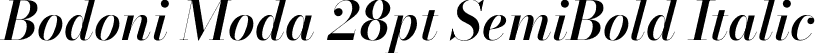 Bodoni Moda 28pt SemiBold Italic font - BodoniModa_28pt-SemiBoldItalic.ttf