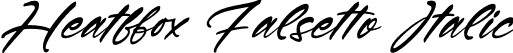 Heatffox Falsetto Italic font - Heatffox-Falsetto-Italic.otf