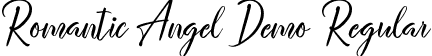 Romantic Angel Demo Regular font - RomanticAngelDemoRegular.ttf