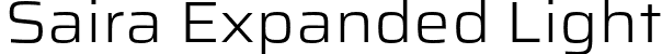 Saira Expanded Light font - SairaExpanded-Light.otf