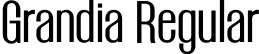 Grandia Regular font - grandia.otf