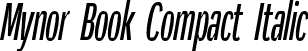 Mynor Book Compact Italic font - Mynor-BookCompactItalic.otf