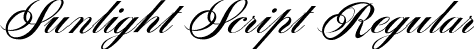 Sunlight Script Regular font - Sunlight-Script.ttf