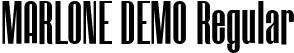 MARLONE DEMO Regular font - Maronne_Demo.ttf