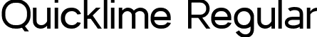 Quicklime Regular font - Quicklime-Regular.otf