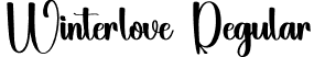 Winterlove Regular font - Winterlove.otf