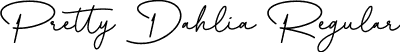 Pretty Dahlia Regular font - prettydahlia-bw4bx.ttf