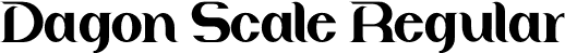 Dagon Scale Regular font - DagonScale.otf