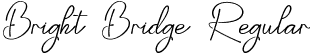 Bright Bridge Regular font - brightbridge-w1ko8.ttf