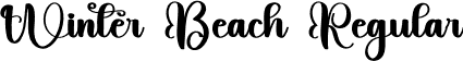 Winter Beach Regular font - Winter-Beach.otf