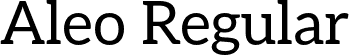 Aleo Regular font - Aleo-Regular.otf