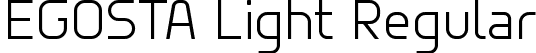 EGOSTA Light Regular font - egostalight-yz63y.ttf