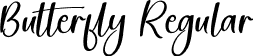 Butterfly Regular font - Butterfly.otf