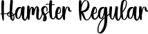 Hamster Regular font - Hamster.otf