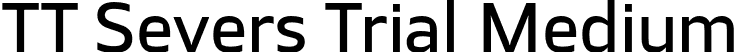 TT Severs Trial Medium font - TT-Severs-Trial-Medium.otf