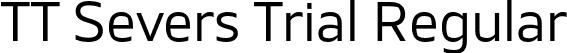 TT Severs Trial Regular font - TT-Severs-Trial-Regular.otf