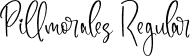 Pillmorales Regular font - Pillmorales.otf