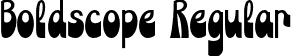 Boldscope Regular font - Boldscope.otf