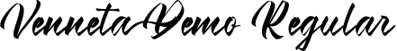 Venneta Demo Regular font - VennetaDemoRegular.ttf