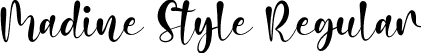 Madine Style Regular font - Madine-Style.ttf