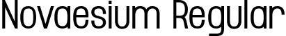 Novaesium Regular font - Novaesium.ttf