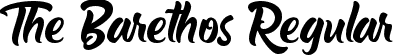 The Barethos Regular font - The-Barethos.ttf