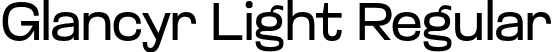 Glancyr Light Regular font - Glancyr-Light.otf