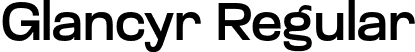 Glancyr Regular font - Glancyr-Regular.otf