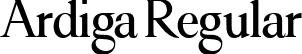 Ardiga Regular font - Ardiga.ttf