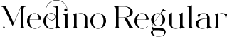 Medino Regular font - medino-regular.ttf