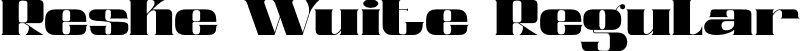 Reske Wuite Regular font - reskewuite-owwd4.otf