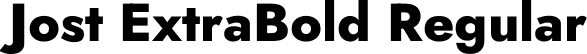 Jost ExtraBold Regular font - Jost-ExtraBold.ttf