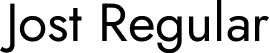 Jost Regular font - Jost-Regular.ttf