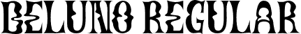 Beluno Regular font - beluno.otf