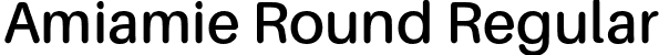 Amiamie Round Regular font - Amiamie-RegularRound.otf