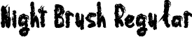 Night Brush Regular font - Night-Brush.ttf