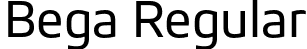 Bega Regular font - Bega-Regular.otf