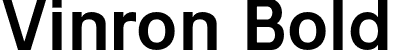 Vinron Bold font - Vinron-Bold.otf